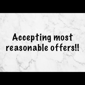 Accepting most reasonable offers!